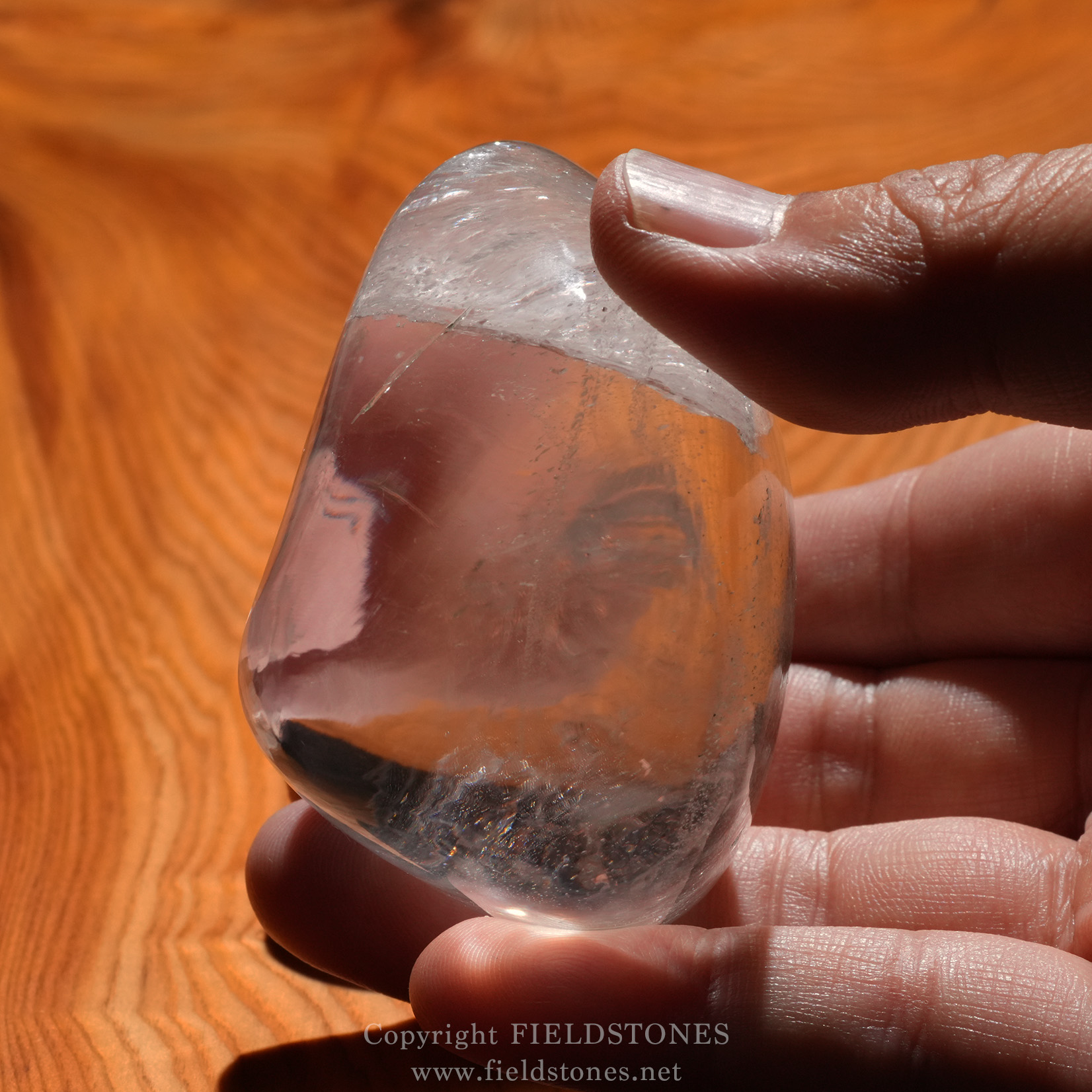 美しく存在感があります！カイラスクォーツタンブル・チベット産