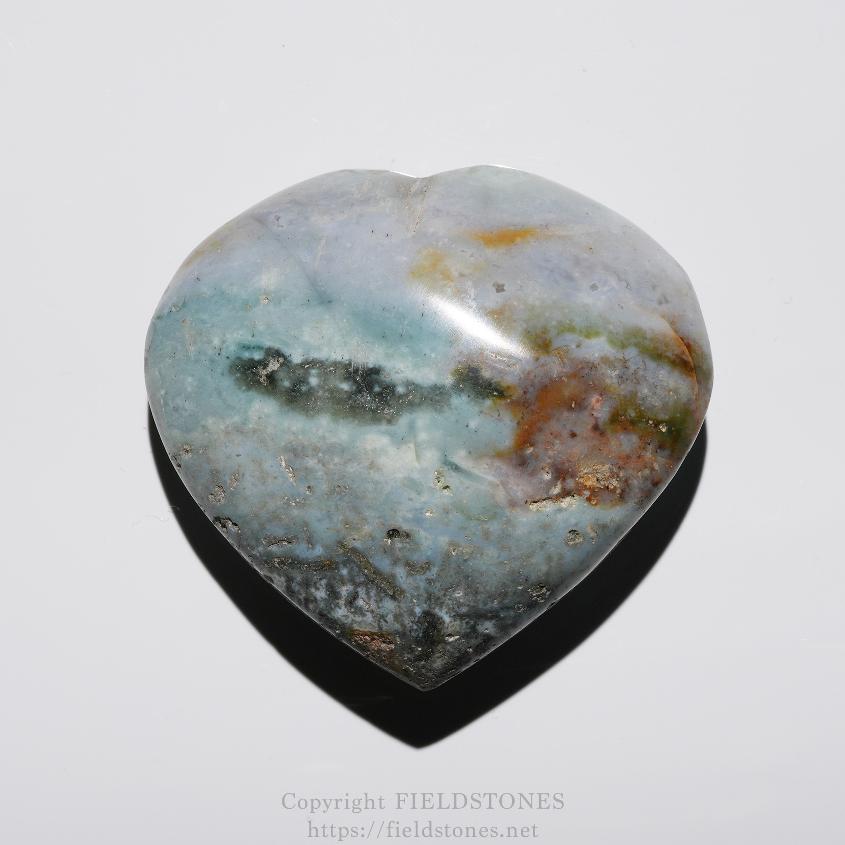 オーシャンジャスパー bigハート 天然石 372g オーシャンジャスパー bigハート 天然石 372g