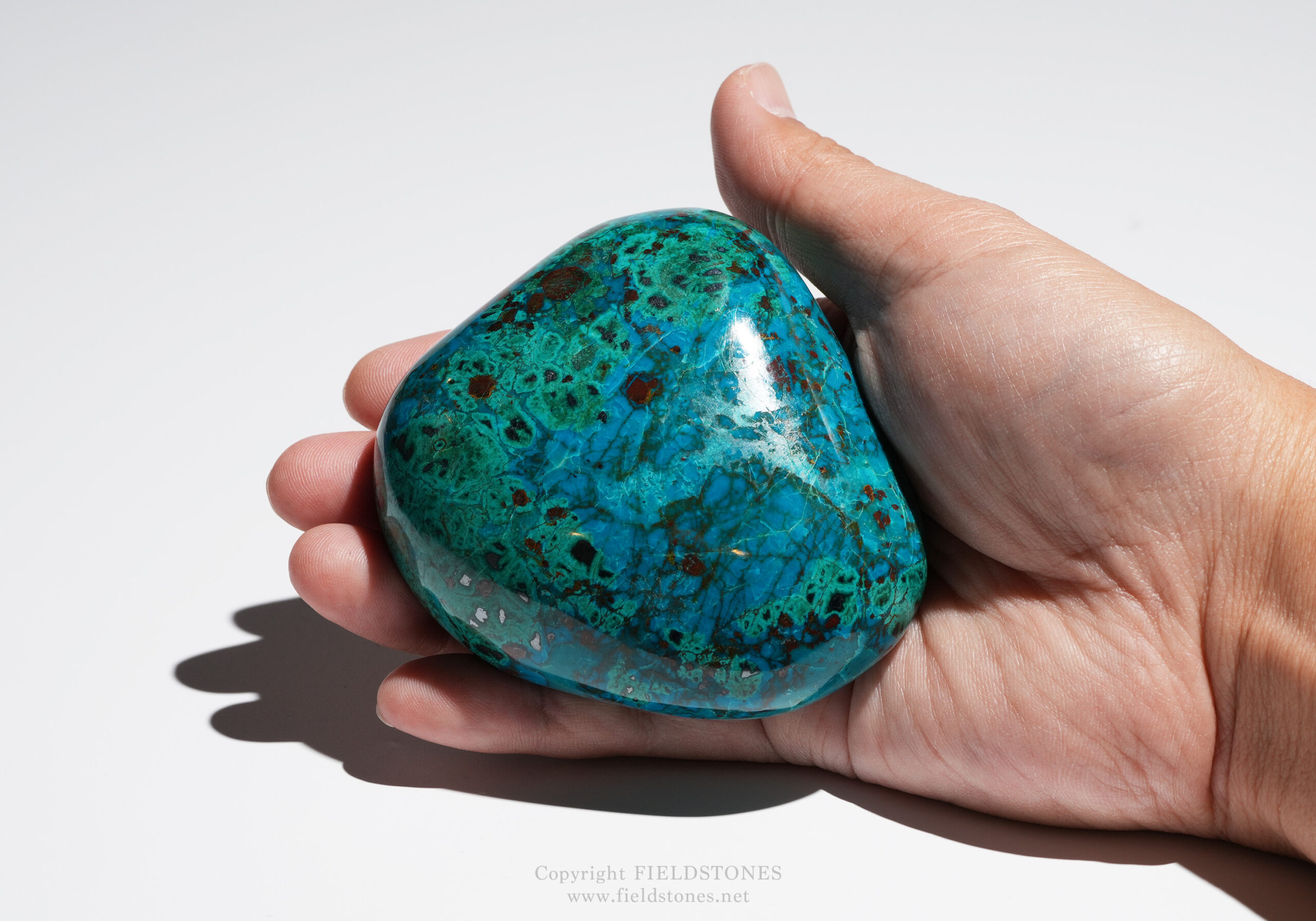 今日のいい石〜クリソコラビッグタンブル