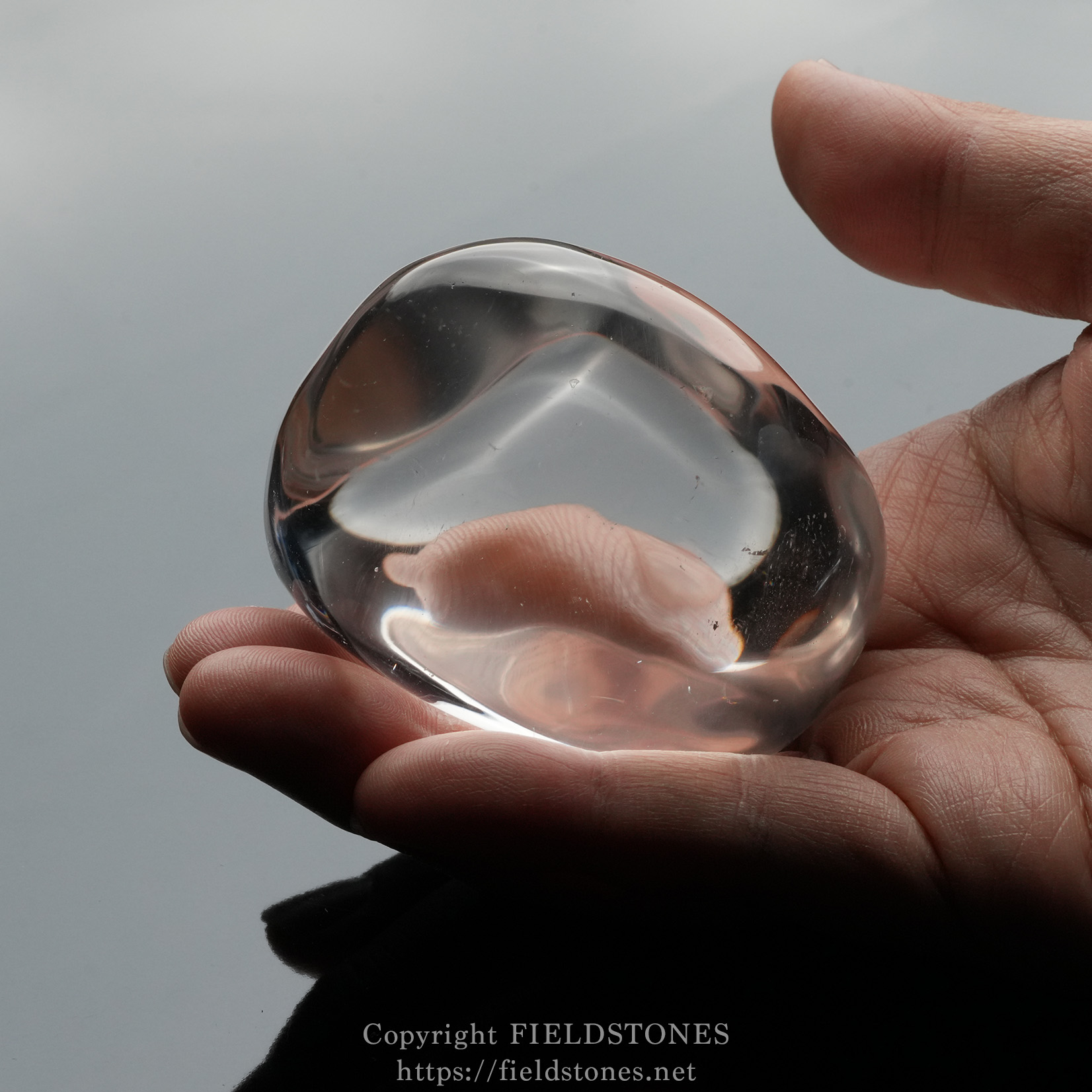 【美麗】レムリアンシードクリスタル ピュアレイ タンブル レムリアンシードクォーツ ピュアレイ 3A タンブル 113g