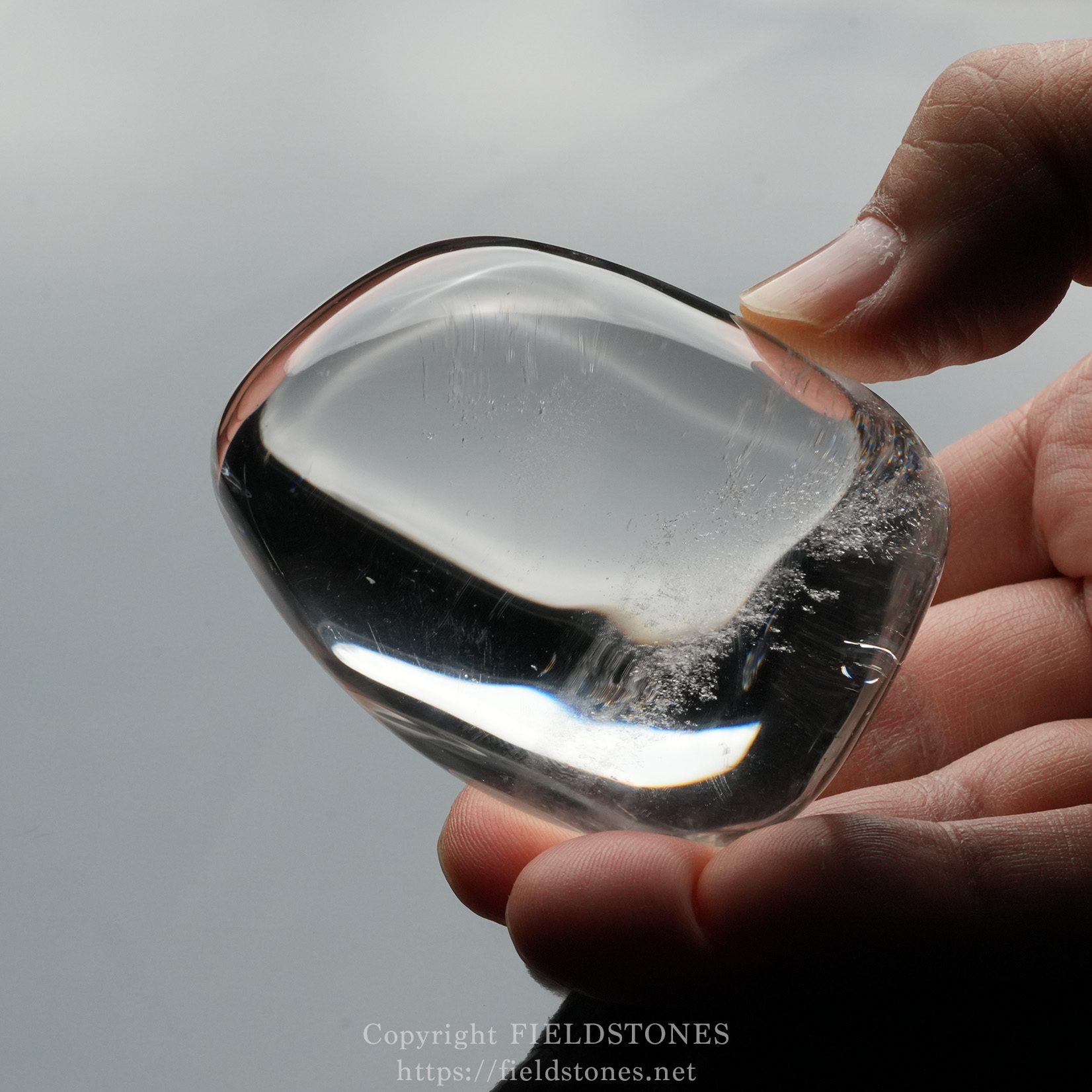 【美麗】レムリアンシードクリスタル ピュアレイ タンブル レムリアンシードクォーツ ピュアレイ 3A タンブル 113g